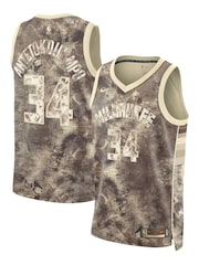 Fanatics NBA Milwaukee Bucks MVP Select Series Brown Baskeet Ball Jerseys- Giannis Antetokounpo - Image 1 of 3