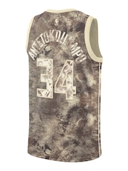 Fanatics NBA Milwaukee Bucks MVP Select Series Brown Baskeet Ball Jerseys- Giannis Antetokounpo - Image 3 of 3