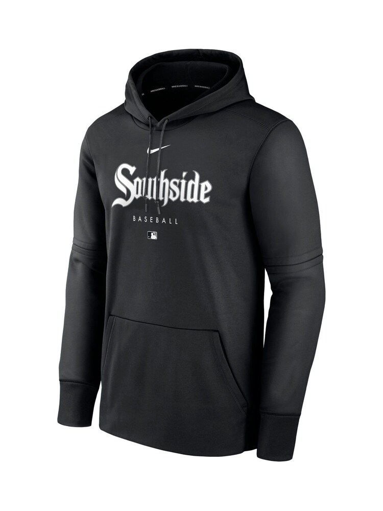 Fanatics MLB Chicago Black Sox City Connect Therma Hoodie - Image 2 of 3 Fanatics MLB Chicago Black Sox City Connect Therma Hoodie - Image 2 of 3