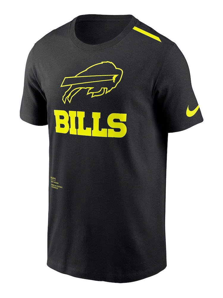 Fanatics NFL Buffalo Bills VOLT Short Sleeve Dri-FIT Cotton Black T-Shirt - Image 2 of 3