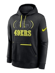 Fanatics San Francisco 49ers Black Pullover Fleece Hoodie - Image 2 of 3