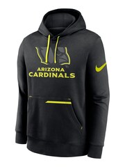 Fanatics Arizona Cardinals Black Pullover Fleece Hoodie - Image 3 of 3