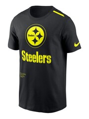Fanatics NFL Pittsburgh Steelers VOLT Short Sleeve Dri-FIT Cotton Fanatics T-Shirt - Image 2 of 3