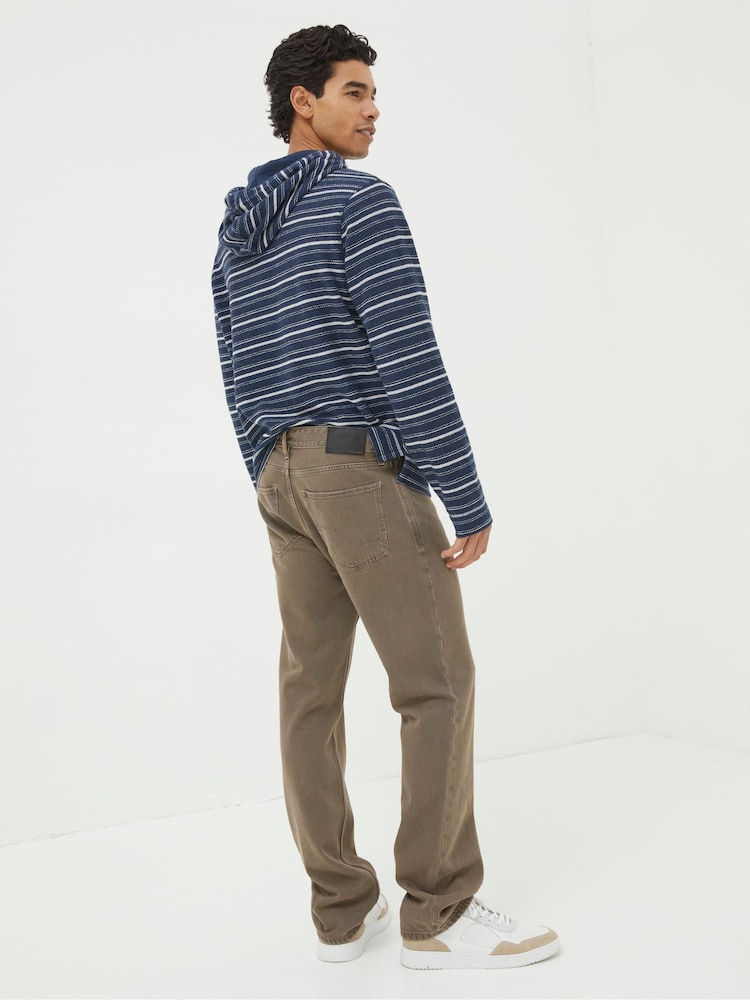 FatFace Brown Straight Fit Barton Jeans - Image 2 of 5