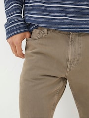 FatFace Brown Straight Fit Barton Jeans - Image 4 of 5
