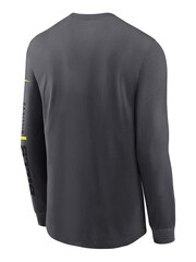 Fanatics Grey NFL Buffalo Bills VOLT Long Sleeve Dri-FIT Cotton T-Shirt - Image 3 of 3