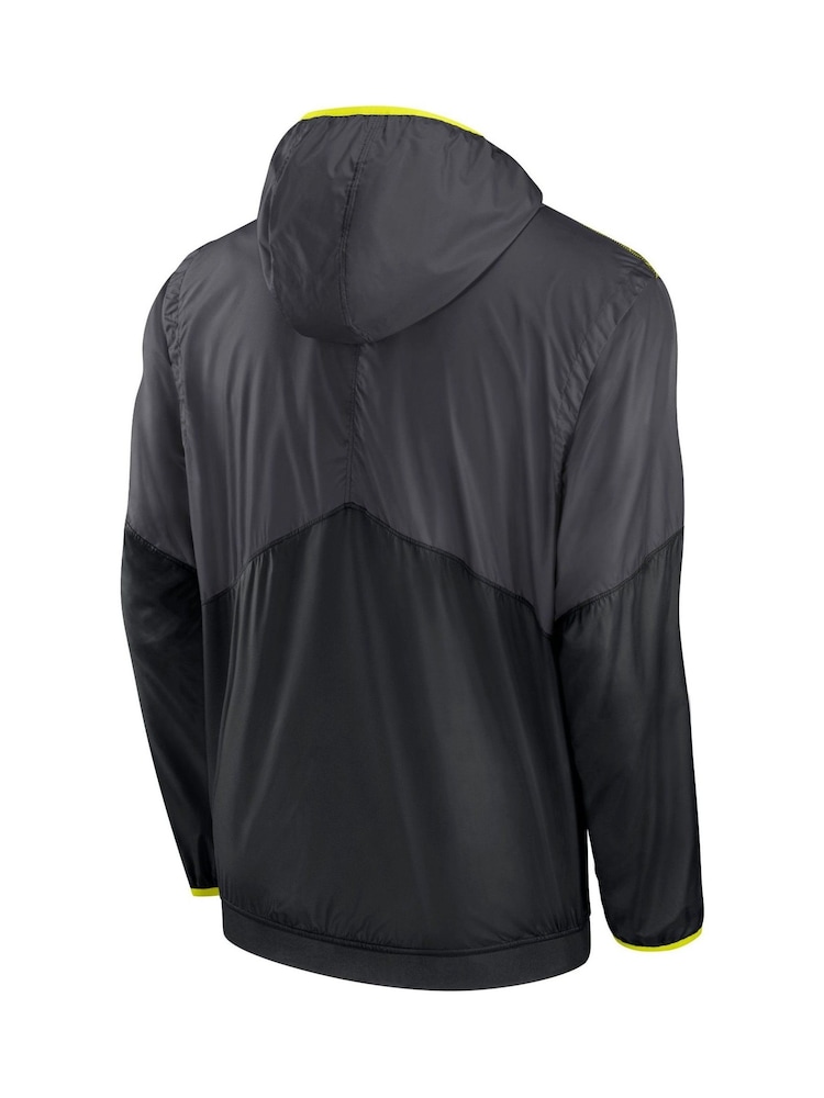 Fanatics Grey NFL New England Patriots VOLT Woven Half Zip Jacket - Image 3 of 3