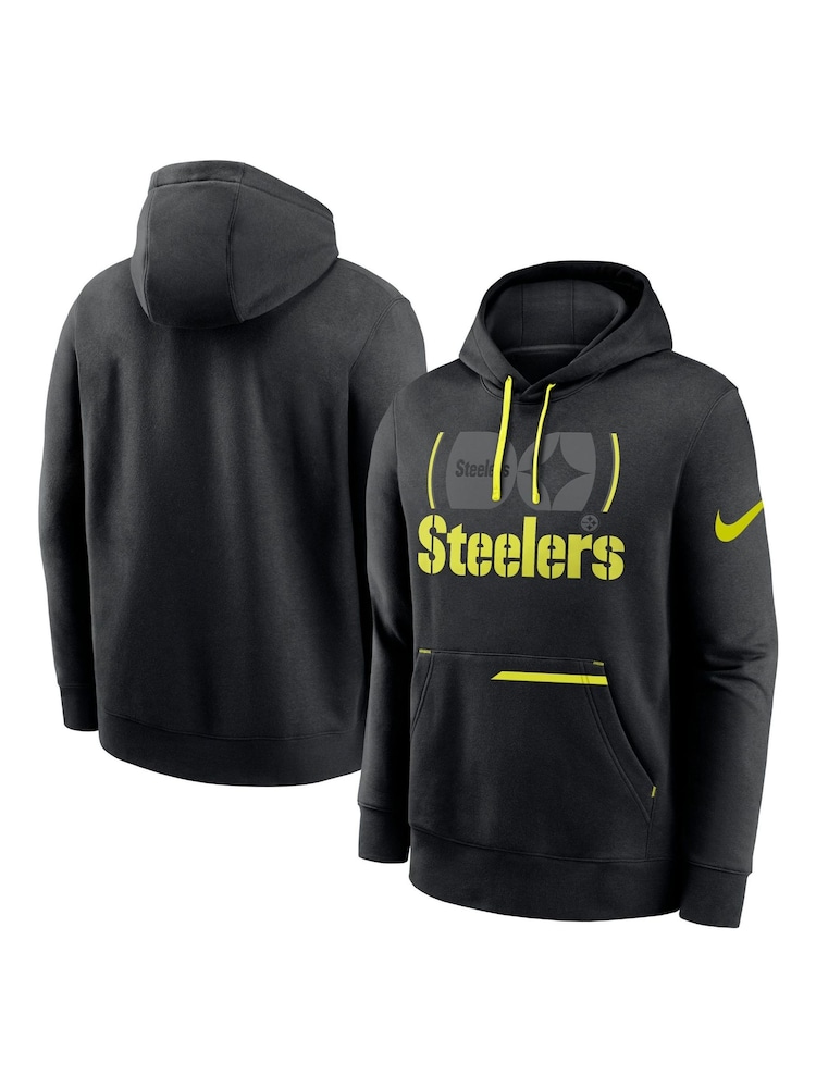 Fanatics Pittsburgh Steelers Black Pullover Fleece Hoodie - Image 1 of 3