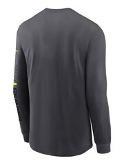 Fanatics Grey NFL Cleveland Browns VOLT Long Sleeve Dri-FIT Cotton T-Shirt - Image 3 of 3