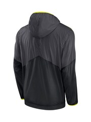 Fanatics Grey NFL New York Giants VOLT Woven Quarter Zip Jacket - Image 3 of 4