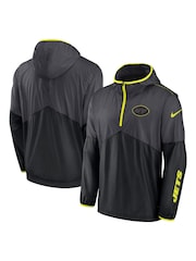 Fanatics Grey NFL New York Jets VOLT Woven Quarter Zip Jacket - Image 1 of 3
