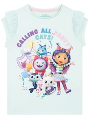 Character Blue Gabbys Dollhouse 100% Cotton  Short Sleeve Top - Image 1 of 10