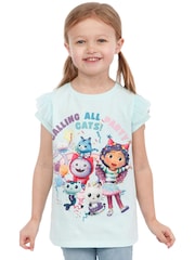 Character Blue Gabbys Dollhouse 100% Cotton  Short Sleeve Top - Image 7 of 10