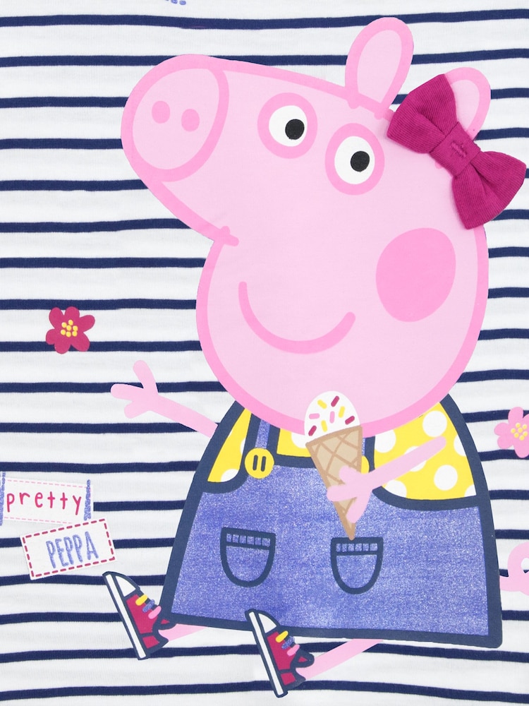 Character Blue 100% Cotton Peppa Pig T-Shirt - Image 2 of 2