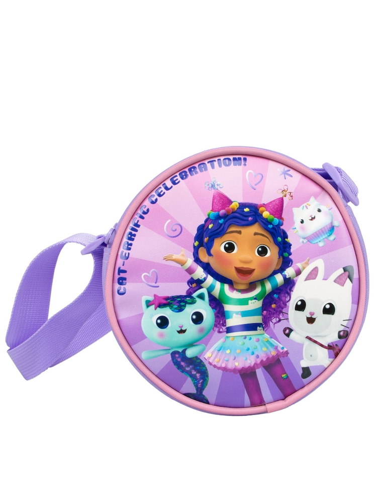 Character Purple Gabbys Dollhouse Cross-Body Bag - Image 1 of 6 Character Purple Gabbys Dollhouse Cross-Body Bag - Image 1 of 6