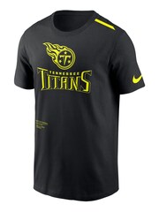 Fanatics NFL Tennessee Titans VOLT Short Sleeve Dri-FIT Cotton Black T-Shirt - Image 2 of 3