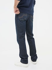 FatFace Dark Vintage Blue Straight Fit Jeans - Image 2 of 5
