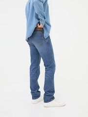 FatFace Stone Wash Blue Straight Fit Jeans - Image 4 of 5