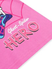Character Pink Spidey and His Amazing Friends 100% Cotton T-Shirt - Image 5 of 9