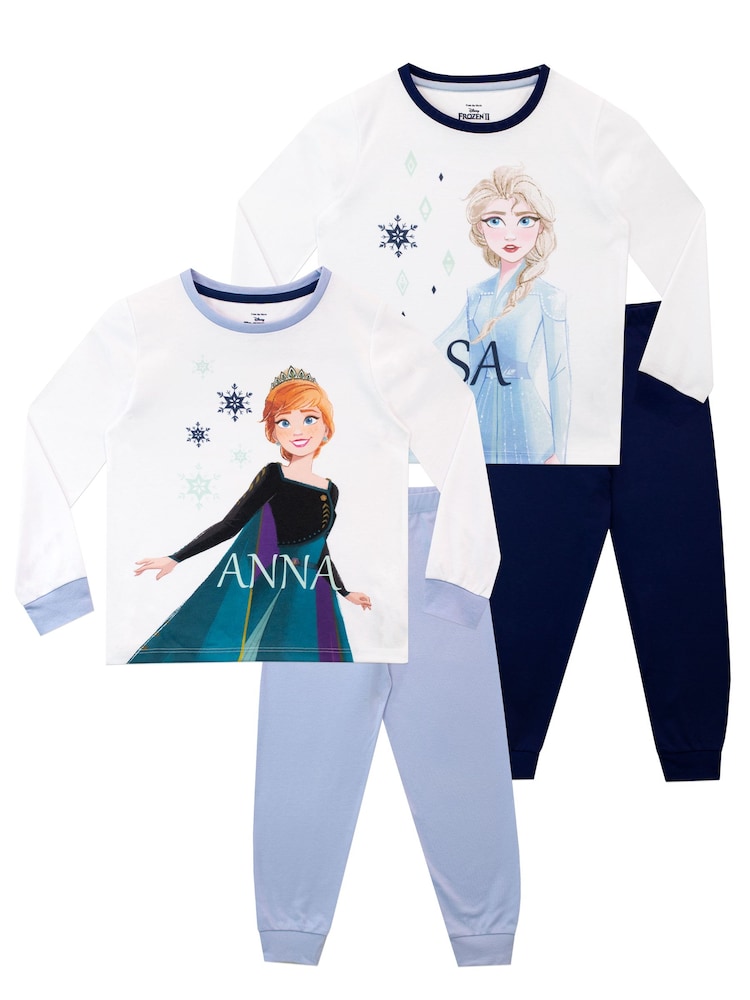 Character Blue Frozen Pyjamas 2 PK - Image 1 of 5