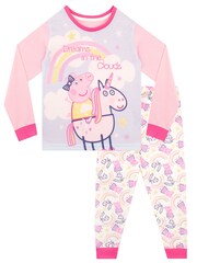 Character Pink Peppa Pig Pyjamas - Image 1 of 5