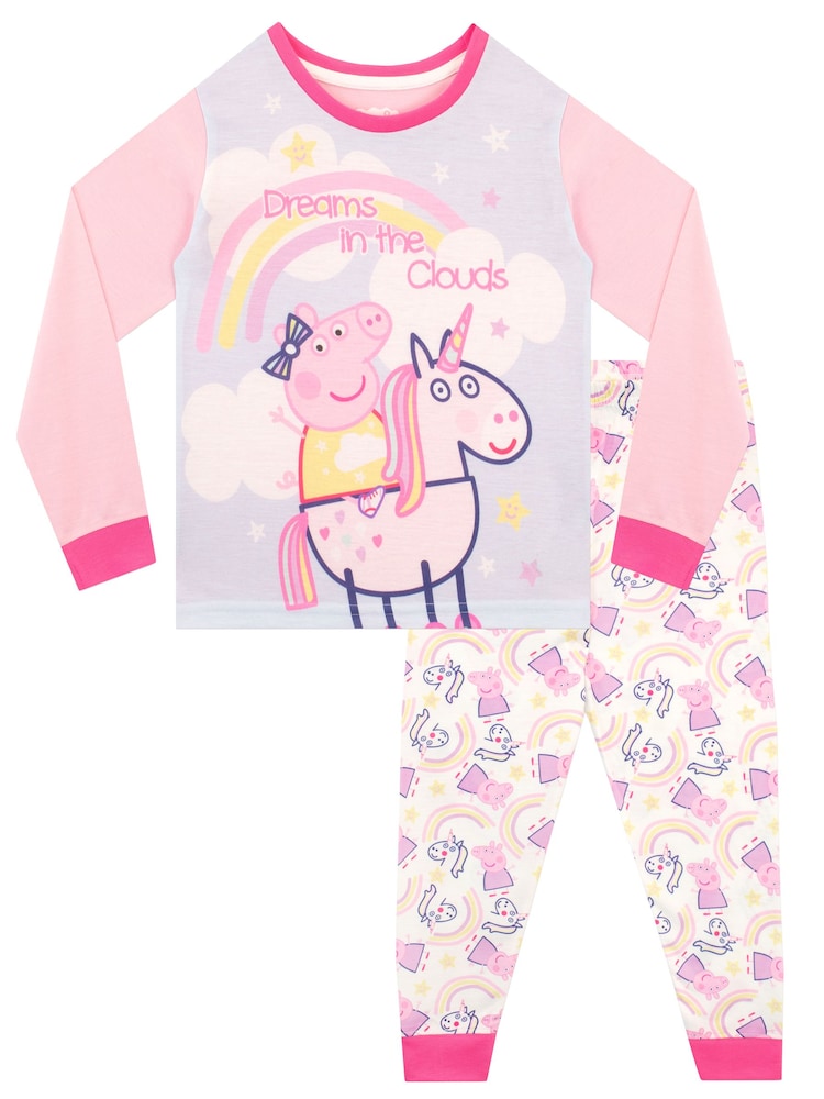 Character Pink Peppa Pig Pyjamas - Image 1 of 5