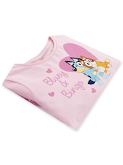 Character Pink 100% Cotton Bluey Dress - Image 3 of 9