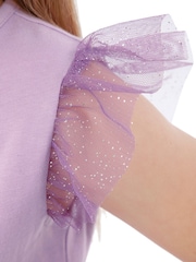 Character Purple Peppa Pig 100% Cotton Party Dress - Image 8 of 9