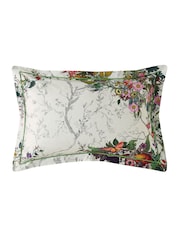 Timorous Beasties Set of 2 Dove Bloomsbury Garden 100% Cotton Pillowcases - Image 4 of 4