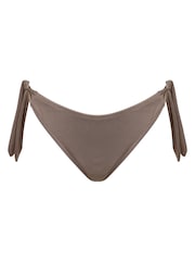 Pour Moi Metallic Zante Tie Side Briefs - Image 3 of 4