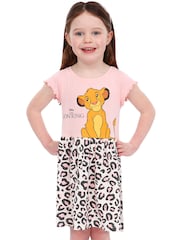Character Pink 100% Cotton Lion King Dress - Image 8 of 10
