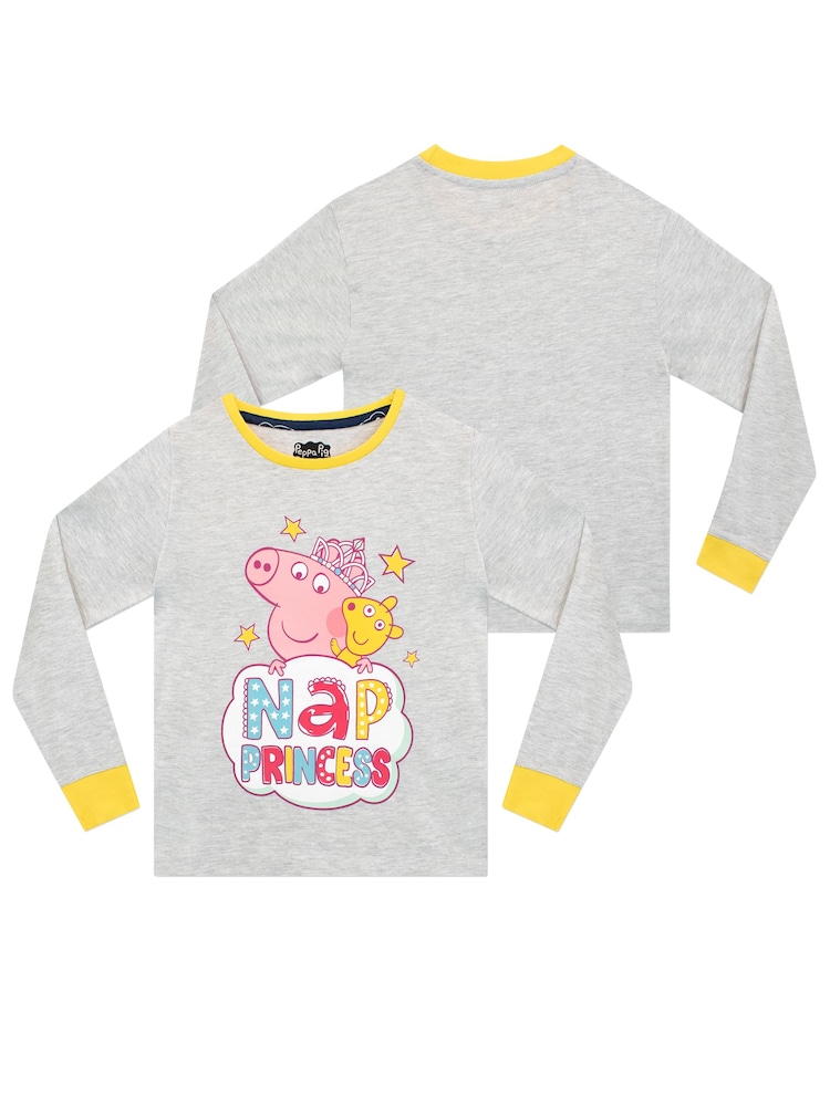 Character Blue Peppa Pig 100% Cotton Pyjamas - Image 2 of 5