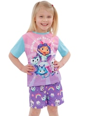 Character Purple Gabbys Dollhouse Short Pyjamas Set - Image 10 of 10