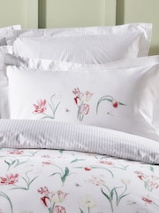 Sophie Allport 2 Pack White Tulip 100% Cotton Pillowcases - Image 1 of 3