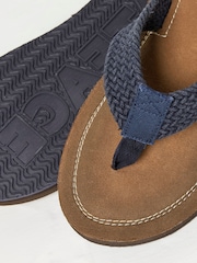 FatFace Hayes Blue Flip Flops - Image 3 of 3