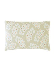 Orla Kiely 2 Pack Taupe Wisteria 100% Cotton Pillowcases - Image 3 of 3
