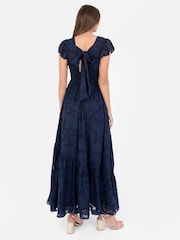 Lovedrobe Wrap Front Flutter Sleeve Maxi Dress - Image 2 of 6