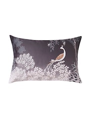 Sara Miller Blush Grey Pagoda Garden 100% Cotton Pillowcases Set Of 2 - Image 2 of 2