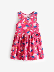 Character Pink 100% Cotton Peppa Pig Dress - Image 1 of 3