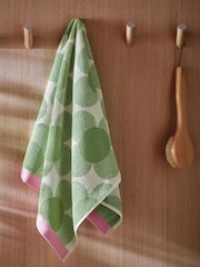 Orla Kiely Clover Retrow Flower 100% Cotton Towel - Image 2 of 8