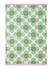 Orla Kiely Clover Retrow Flower 100% Cotton Towel - Image 4 of 8