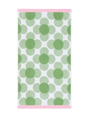 Orla Kiely Clover Retrow Flower 100% Cotton Towel - Image 6 of 8