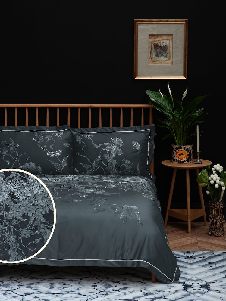 Timorous Beasties 100% Cotton Tendril Spill Duvet Cover and Pillowcase Set - Изображение 1 из 9