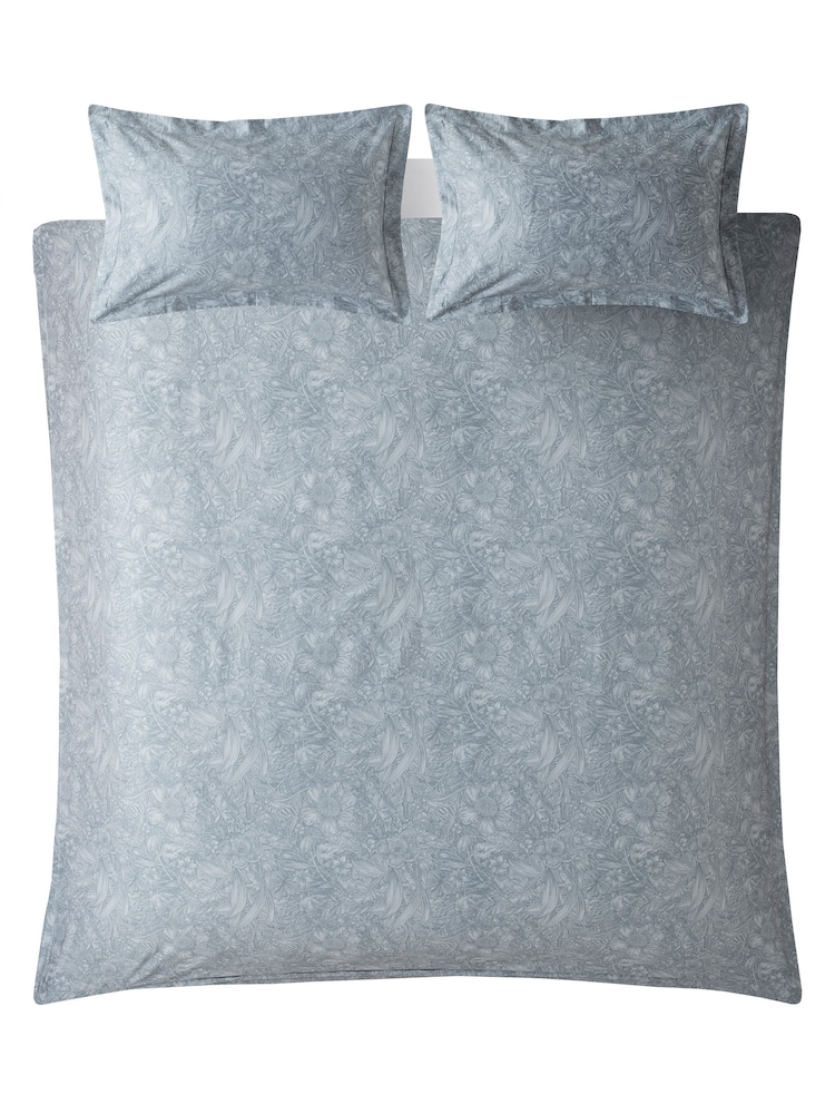 Timorous Beasties Navy 100% Cotton Tendril Spill Duvet Cover and Pillowcase Set - Image 6 of 9