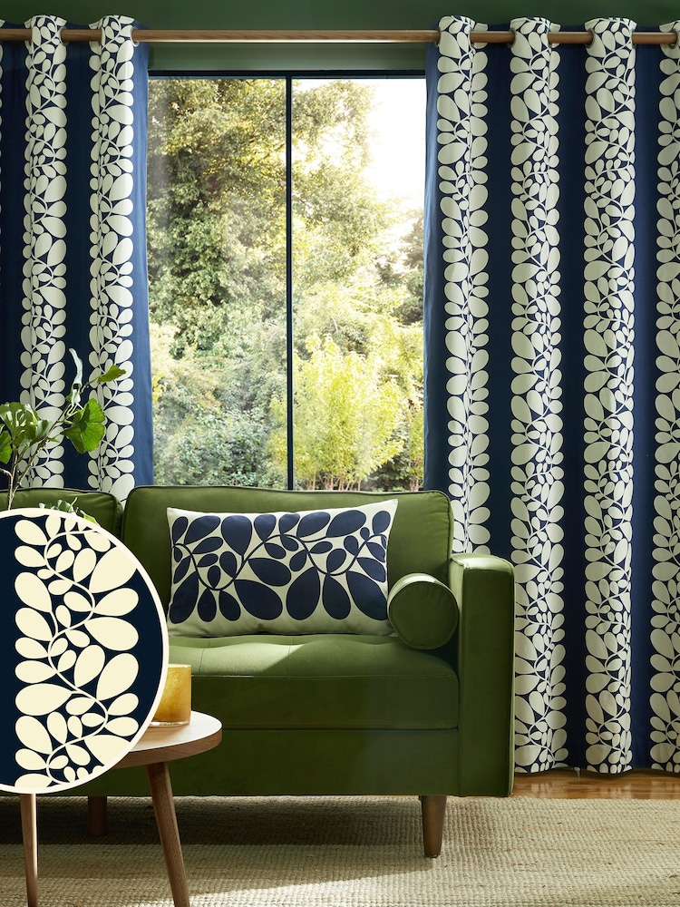 Orla Kiely шторы в полоску с люверсами Sycamore - Изображение 1 из 4 Orla Kiely шторы в полоску с люверсами Sycamore - Изображение 1 из 4