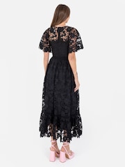 Lovedrobe Lace V-Neck Midaxi Dress With Trim Details - Image 2 of 4