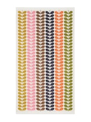 Toalla de algodón 100% con diseño multicolor de tallos de Orla Kiely - Imagen 5 de 8