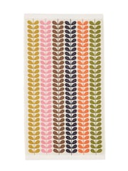 Toalla de algodón 100% con diseño multicolor de tallos de Orla Kiely - Imagen 6 de 8