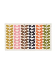 Toalla de algodón 100% con diseño multicolor de tallos de Orla Kiely - Imagen 7 de 8