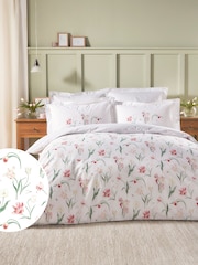 Sophie Allport White 100% Cotton Tulip Duvet Cover and Pillowcase Set - Image 1 of 5